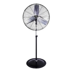 Ventilador Industrial de Pedestal 30 Pulgadas Kool Factory Negro